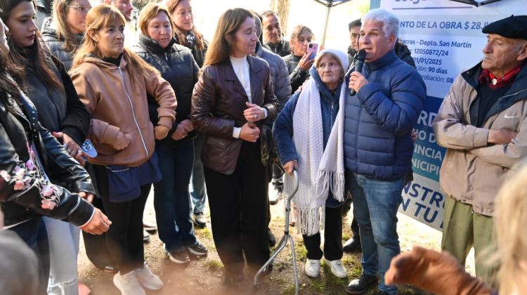 Iniciaron una obra que arreglará rutas provinciales y restituirá desagües en San Martín