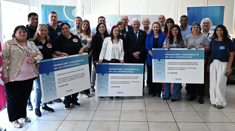 Diez cooperativas de la provincia recibieron financiamiento para proyectos de inversión