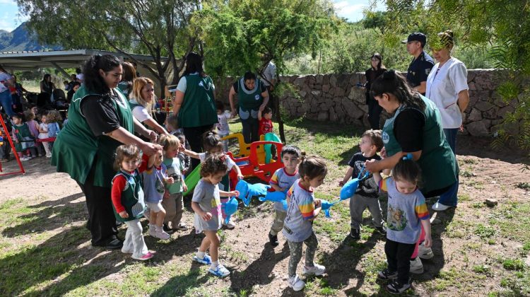 Practicaron un simulacro de evacuación en el CDI ‘Corazoncitos soñadores’