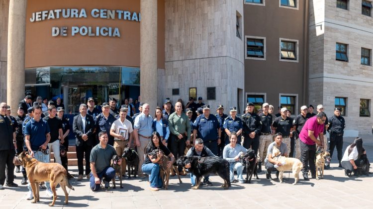 Dieron en adopción a más de 10 canes retirados de la Policía de San Luis