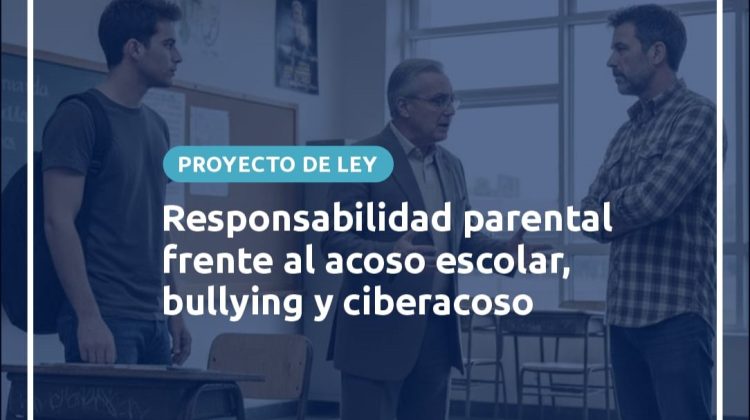 Poggi impulsa una ley para aumentar la responsabilidad de los padres en la prevención del bullying