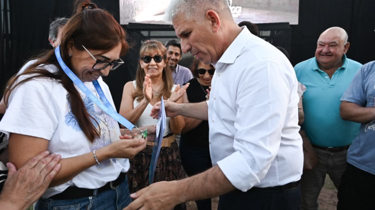 “Recibir la casa a los 50 años para mí es una bendición”