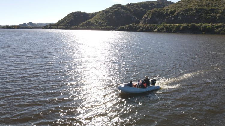 San Luis Agua concluyó con los estudios batimétricos en los diques