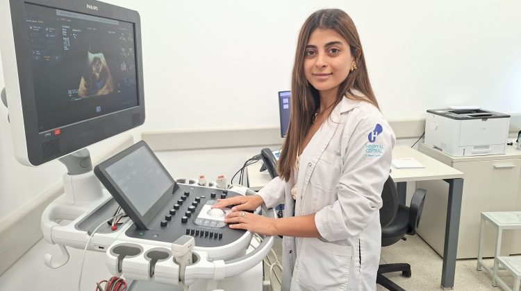Una profesional del Hospital Central concluyó una capacitación en ecocardiografía 3D