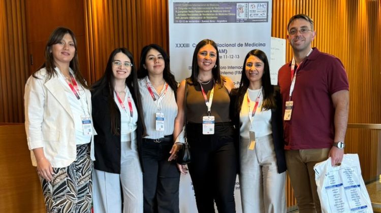 El personal del servicio de Clínica Médica participó en el XXXIII Congreso Internacional de Medicina
