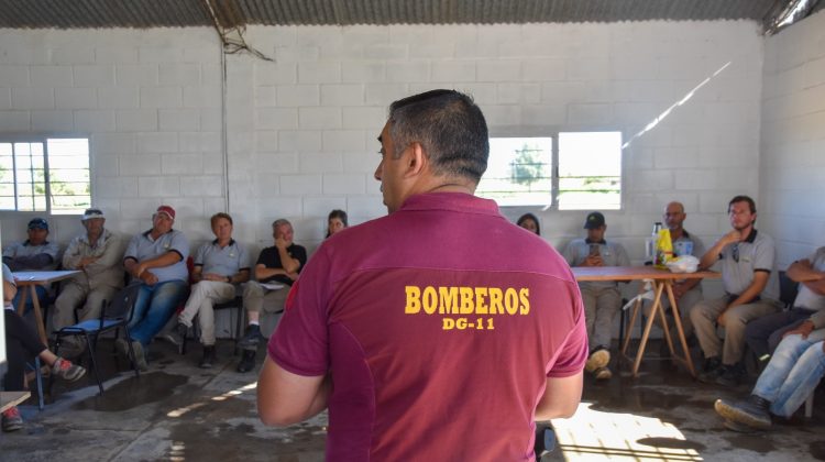 El personal de Sol Puntano recibió una capacitación en primeros auxilios y control del fuego