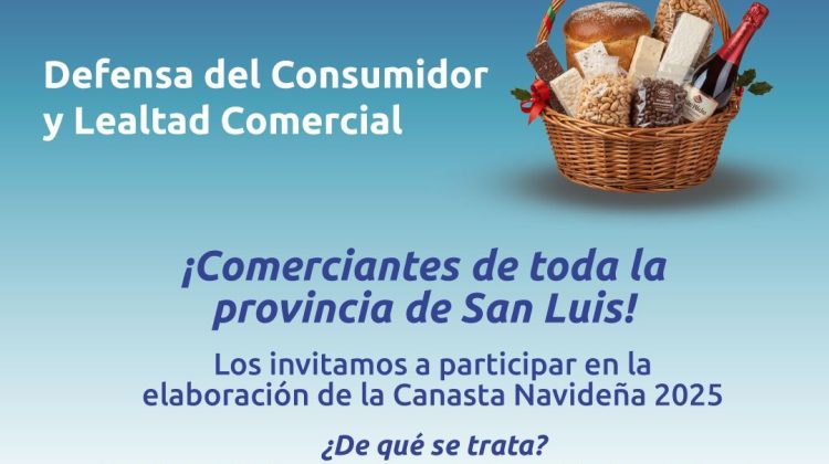 La Provincia invita a los comerciantes a participar en la elaboración de la Canasta Navideña 2025