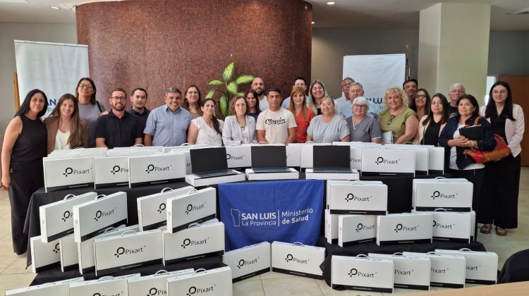 Entregaron otras 65 computadoras en centros de salud del norte y oeste provincial