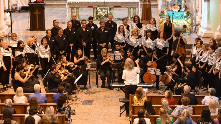 Conmemoraron el año de jubileo de la Iglesia Católica con un convocante concierto
