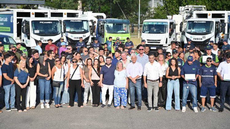 La Municipalidad de San Luis sumó diez vehículos cero kilómetros a su parque automotor