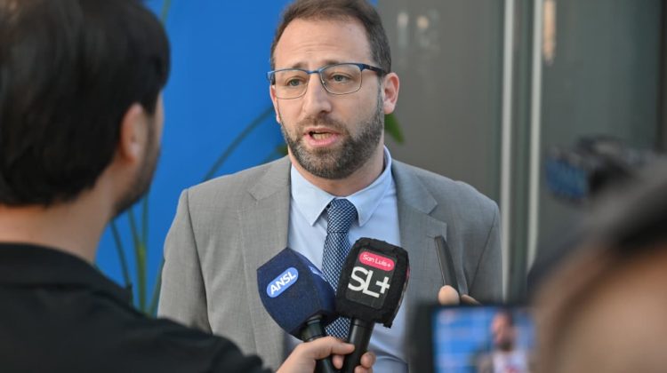 El Gobernador recibió al nuevo presidente del Colegio de Escribanos de San Luis