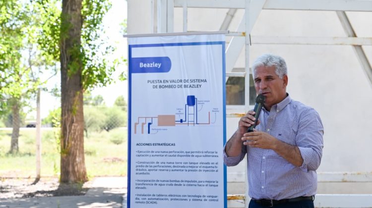 “Vamos a ayudar a que Beazley comience un proceso de reconstrucción como localidad”