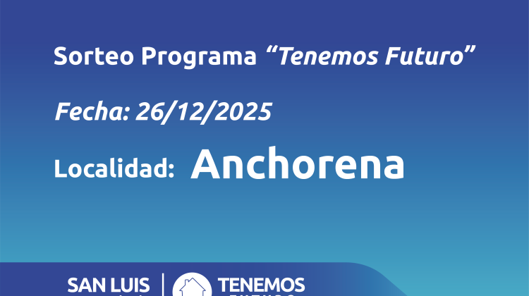 Anchorena: listado de familias sorteadas