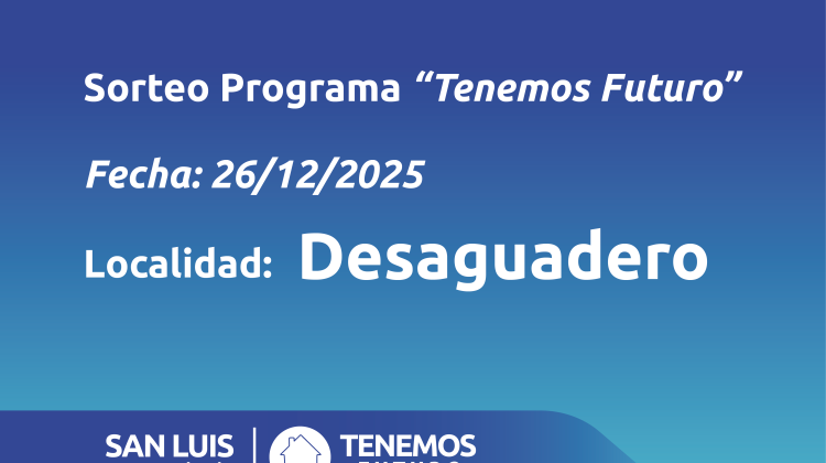 Desaguadero: listado de familias sorteadas