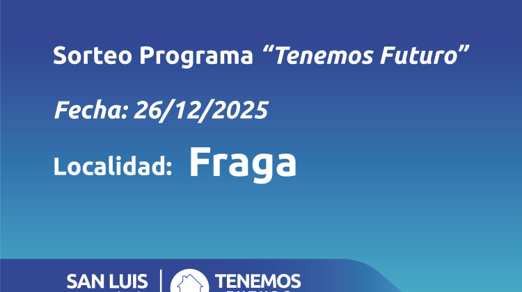 Fraga: listado de familias sorteadas