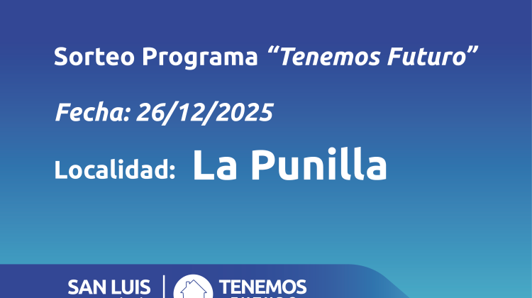 FALTA EL PAR – La Punilla: listado de familias sorteadas