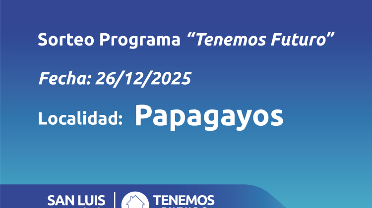 Papagayos: listado de familias sorteadas