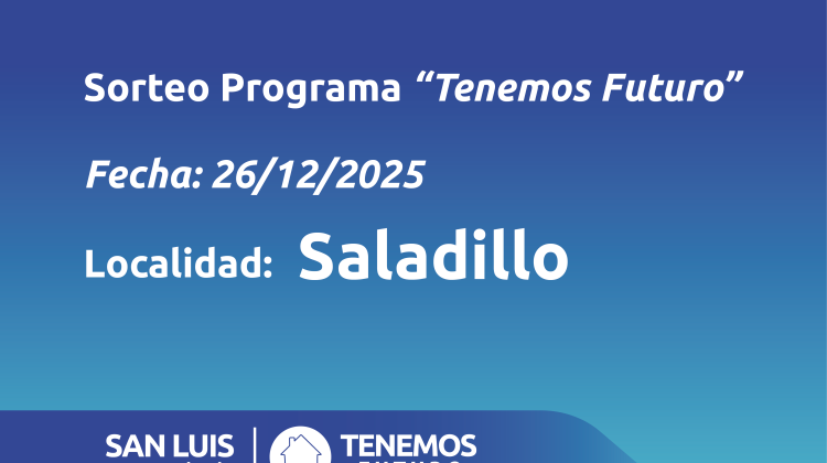 Saladillo: listado de familias sorteadas