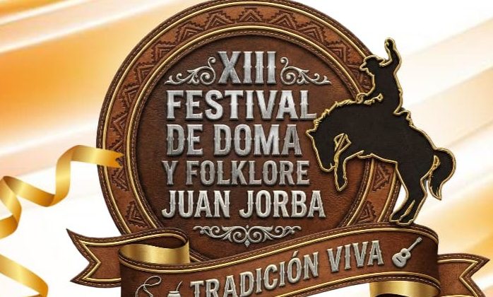 Juan Jorba se prepara para vivir el XIII Festival de Doma y Folklore