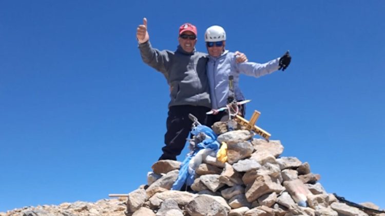 Dos sanluiseños hicieron cumbre en el Domuyo, el ‘techo de la Patagonia’