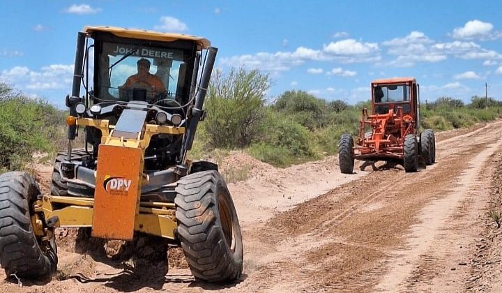 Vialidad Provincial trabaja en la ruta 31 y en la zona del paraje Cabeza de Vaca