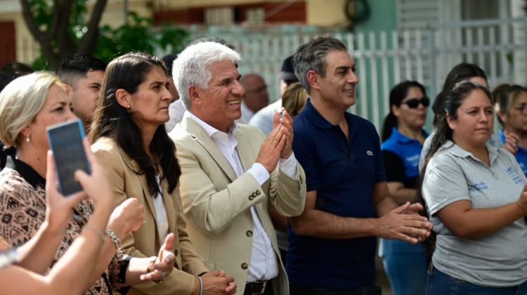 Poggi inauguró Alarma Ciudadana en el barrio Maximiliano Toro