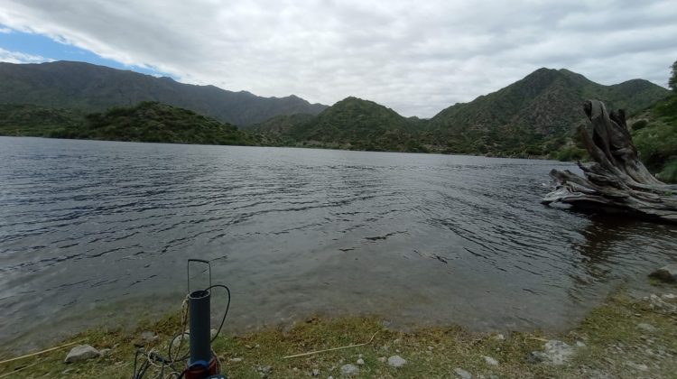 Realizaron muestreos de calidad en el dique Nogolí