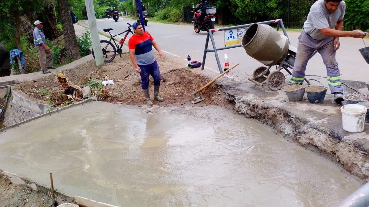 Concluyó la obra sobre el canal matriz en San Francisco del Monte  de Oro
