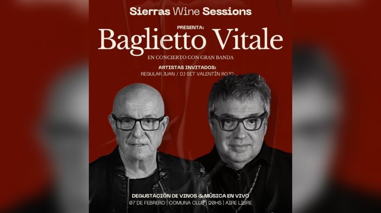 Juan Carlos Baglietto y Lito Vitale brindarán un concierto en San Luis