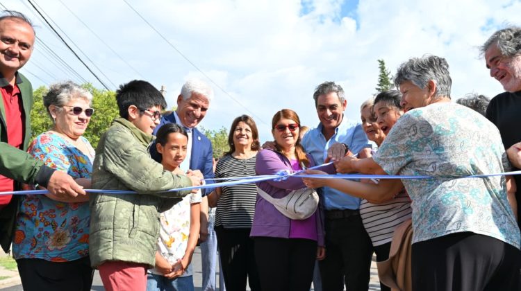 Los vecinos del barrio Telepostal celebraron la concreción de nuevas obras