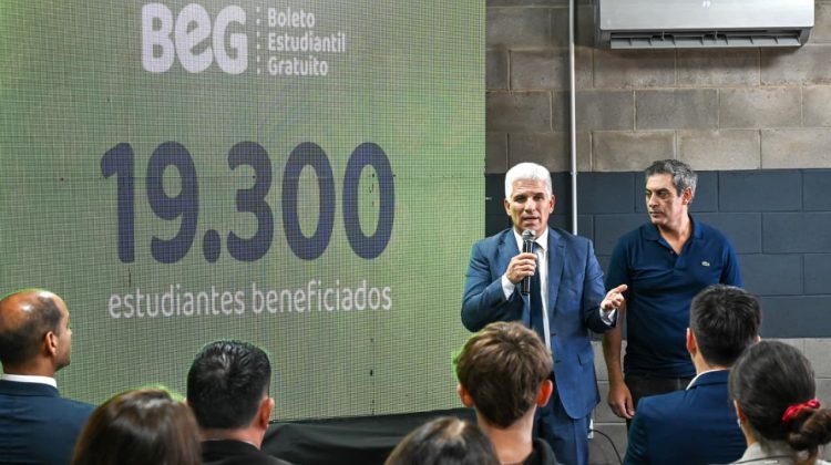 Lanzaron el Boleto Estudiantil Gratuito para todos los niveles educativos de la ciudad de San Luis