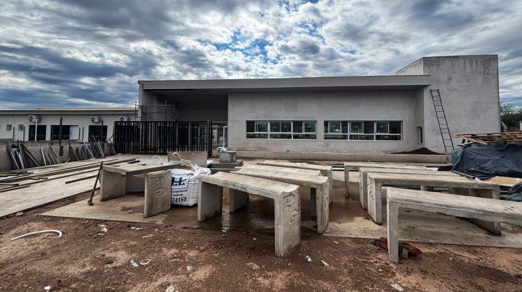 La construcción del jardín ‘Mi Valle Azul’ de Quines ingresa en su etapa final 