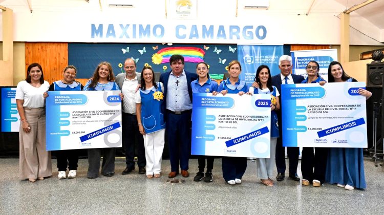 Cooperativas escolares recibieron el impulso del Programa de Fortalecimiento Institucional