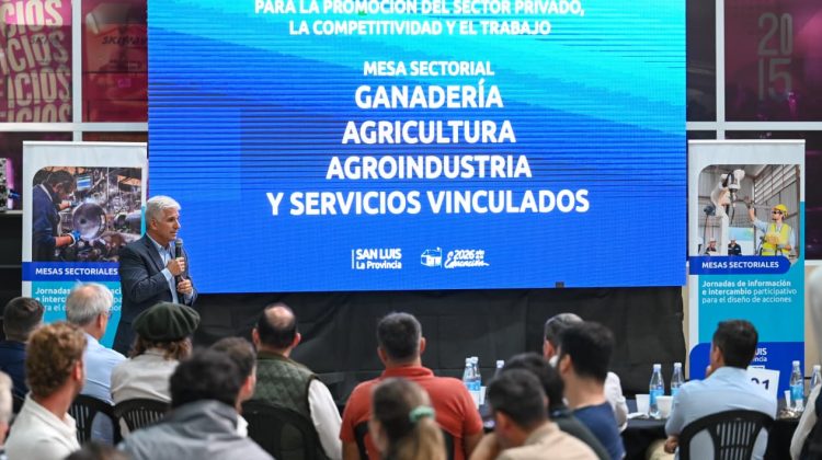 Poggi al sector productivo: “Más que nunca tenemos que trabajar codo a codo”
