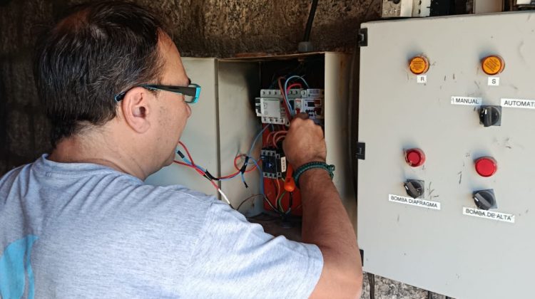 Automatizaron el sistema de bombeo en Potrerillo para optimizar el suministro de agua cruda