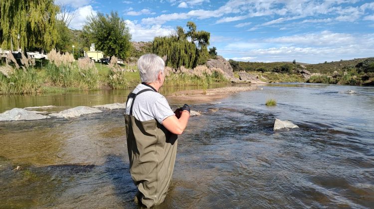 San Luis Agua realizó controles de calidad en el río Conlara
