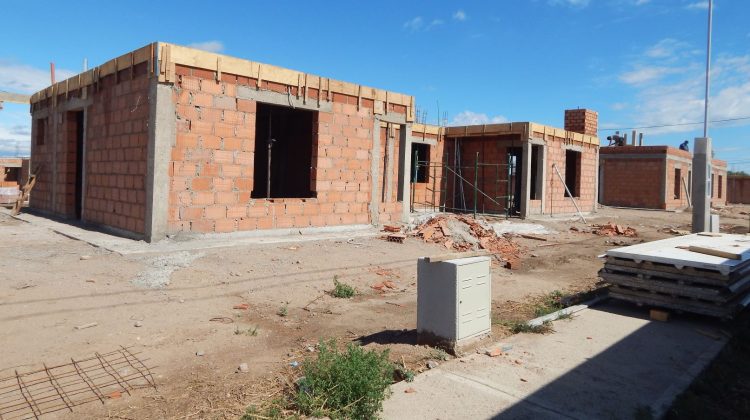 Las viviendas de la capital alcanzaron un importante nivel de ejecución en obra gruesa