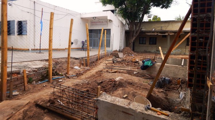 La ampliación de la Escuela ‘Subsecretario Jorge Aostri’ avanza a pie firme