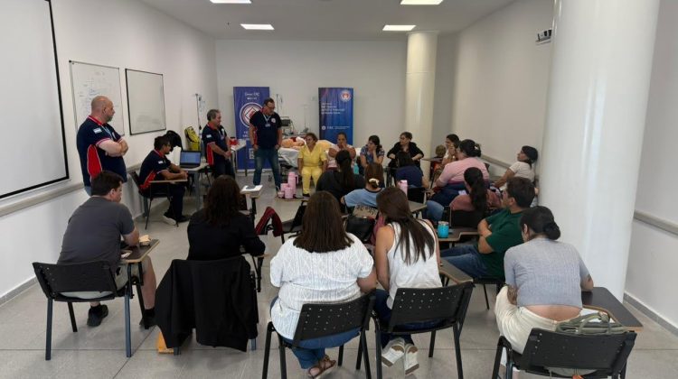 Llevaron a cabo la capacitación ‘Soporte Vital Avanzado’ destinada a enfermeros