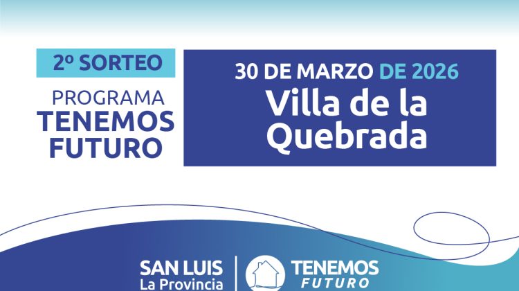 Resultados del sorteo de los inscriptos de Villa de la Quebrada