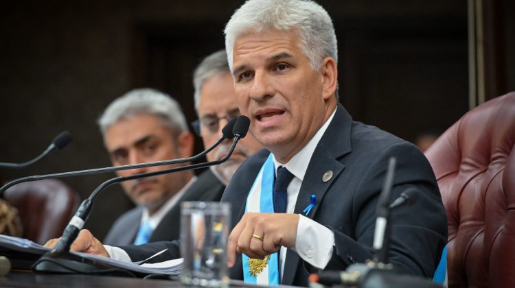 Claudio Poggi brindará este miércoles su mensaje ante la Asamblea Legislativa