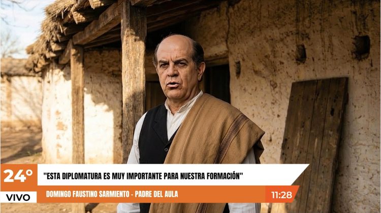 El día que Sarmiento regresó a San Luis para hablar de IA y dejarles un mensaje a los docentes