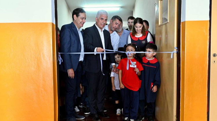 Celebraron la remodelación del nivel Inicial de la Escuela N°7 de La Calera