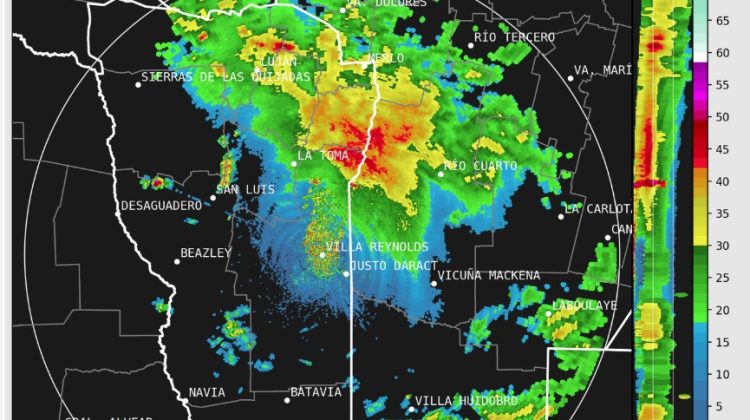Las lluvias se mantendrán hasta la noche en gran parte de San Luis