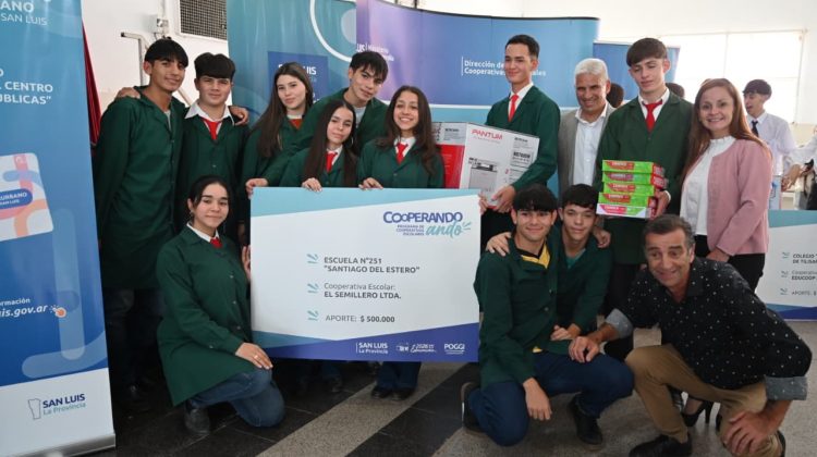 ‘Cooperando Ando’: Dos cooperativas escolares recibieron insumos para sus proyectos