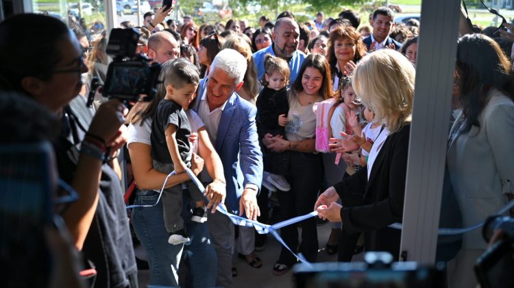 En el corazón de La Ribera, Poggi inauguró el CDI ‘Burbujas Mágicas’