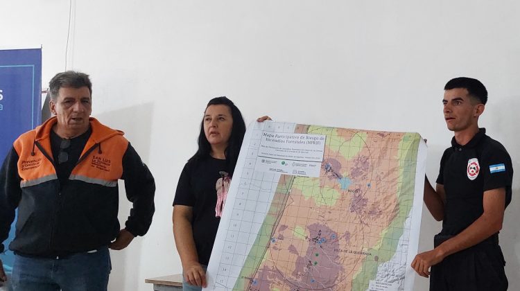 Villa de la Quebrada participó del taller del Plan de Prevención de Incendios Forestales