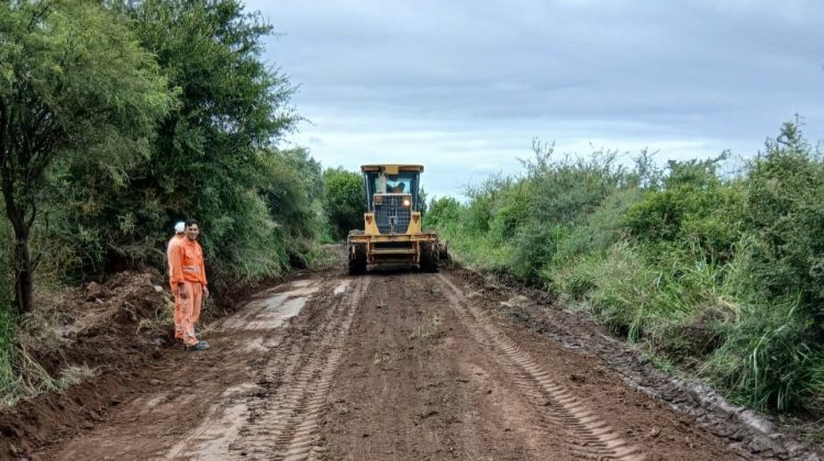Vialidad Provincial reparó caminos no pavimentados de Ayacucho, Belgrano y Junín
