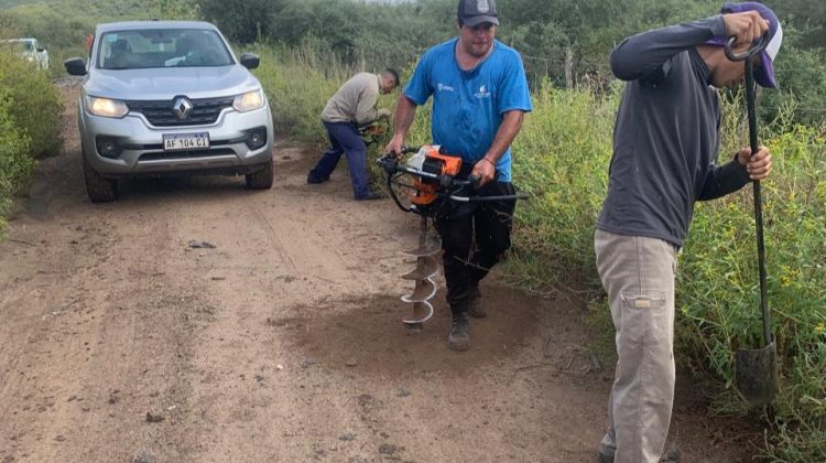 Ambiente forestó la planta de efluentes cloacales de San Francisco del Monte de Oro