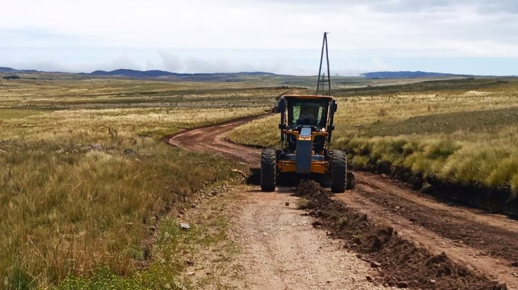 Vialidad realizó mejoras en los parajes Santa Ana, Lomas Blancas, Las Cañadas y La Avenencia